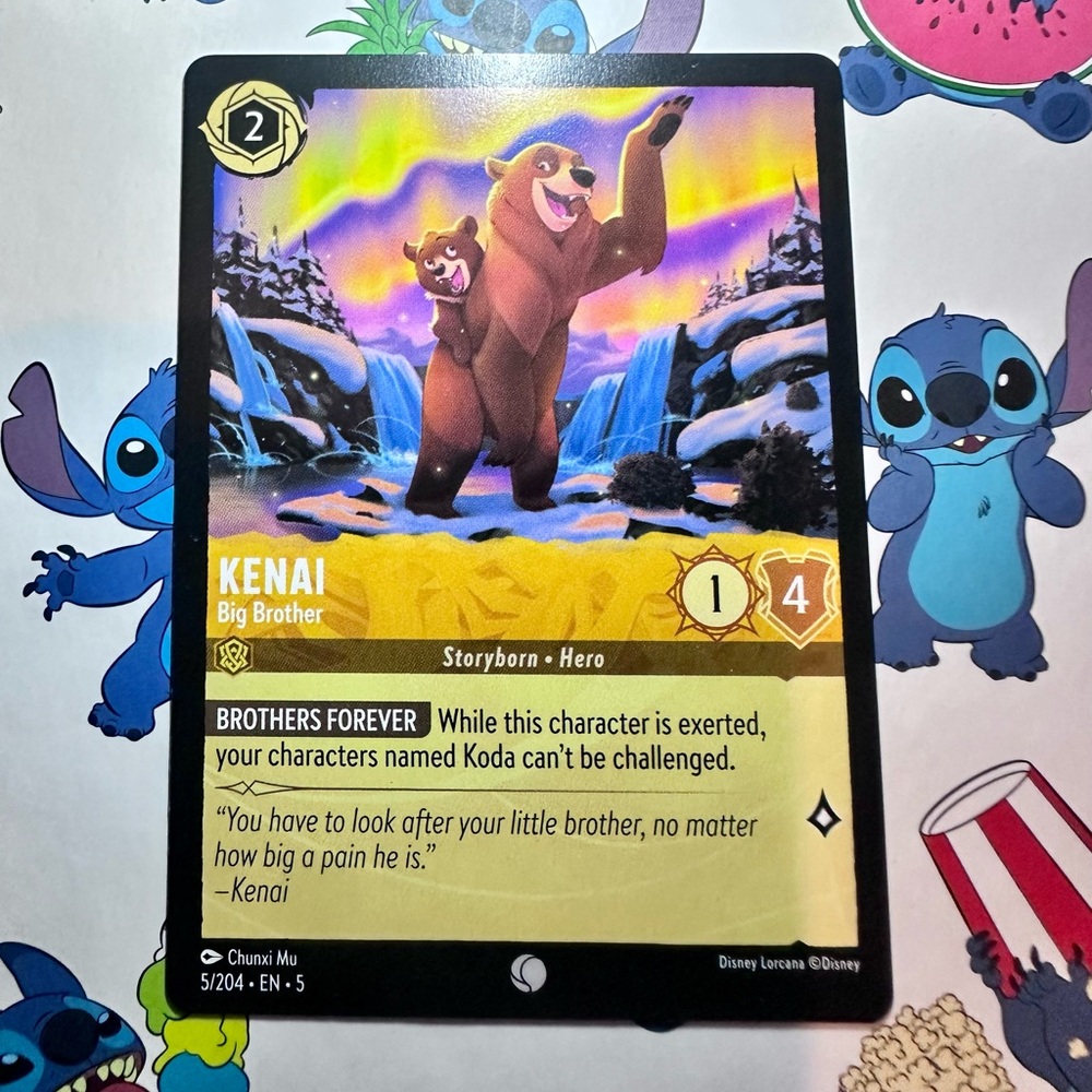 kenai 5/204 [brother bear] - common — disney lorcana: shimmering skies